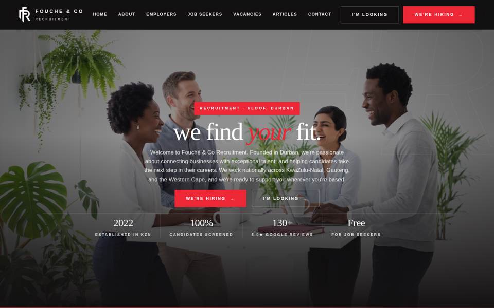 Fouché & Co website